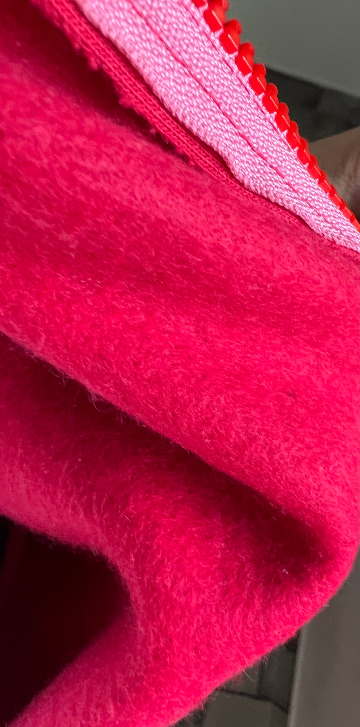 Fleece Red Zipper & Fleece Pants SET