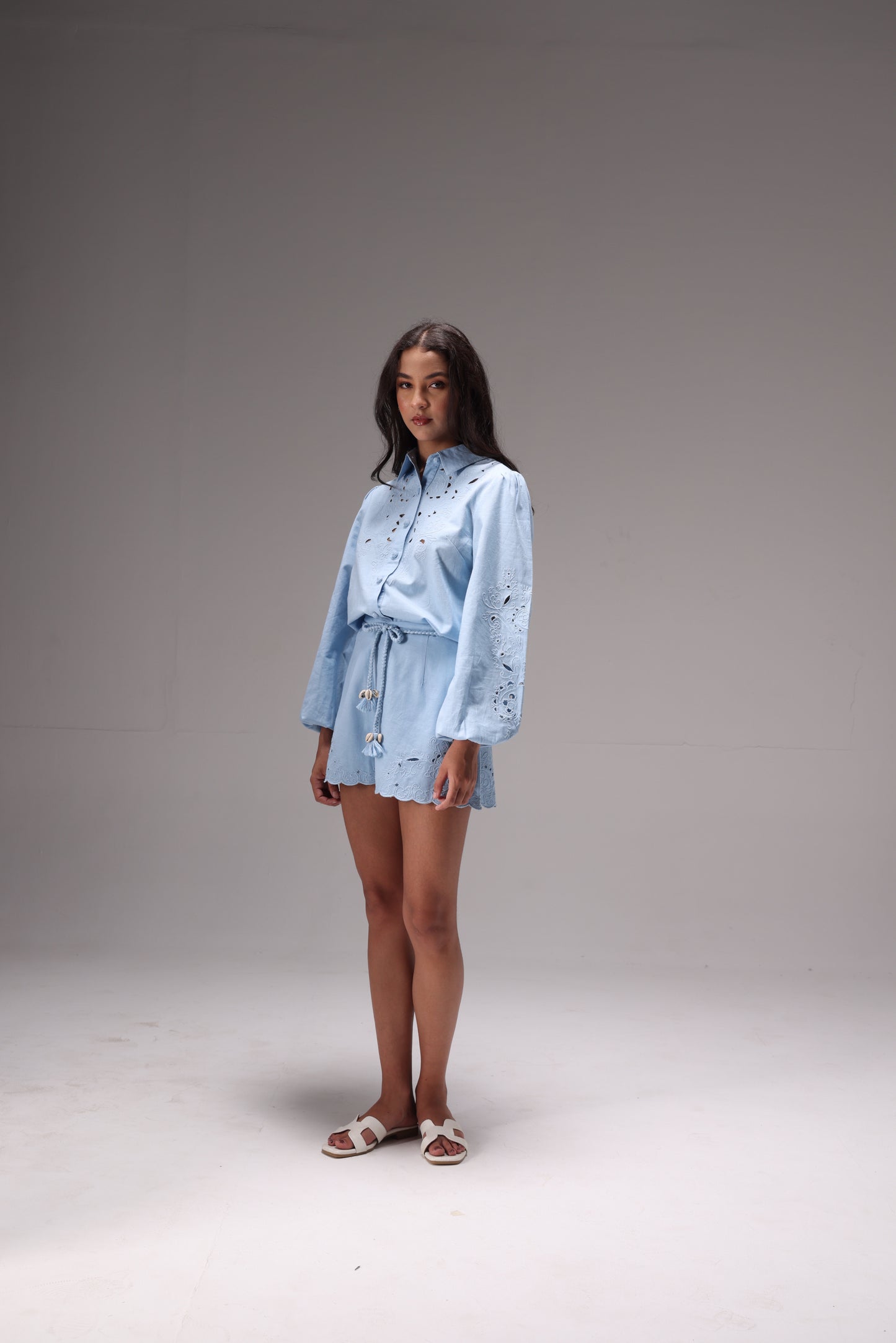 The Linen Poise Shorts Set