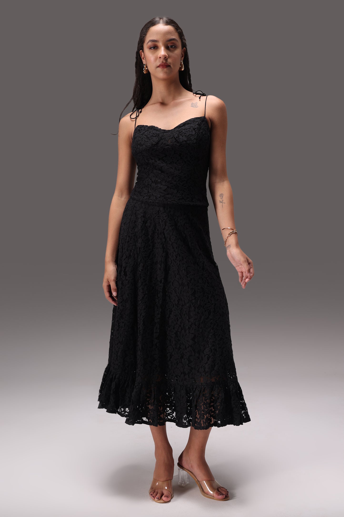 Midnight Lace Set