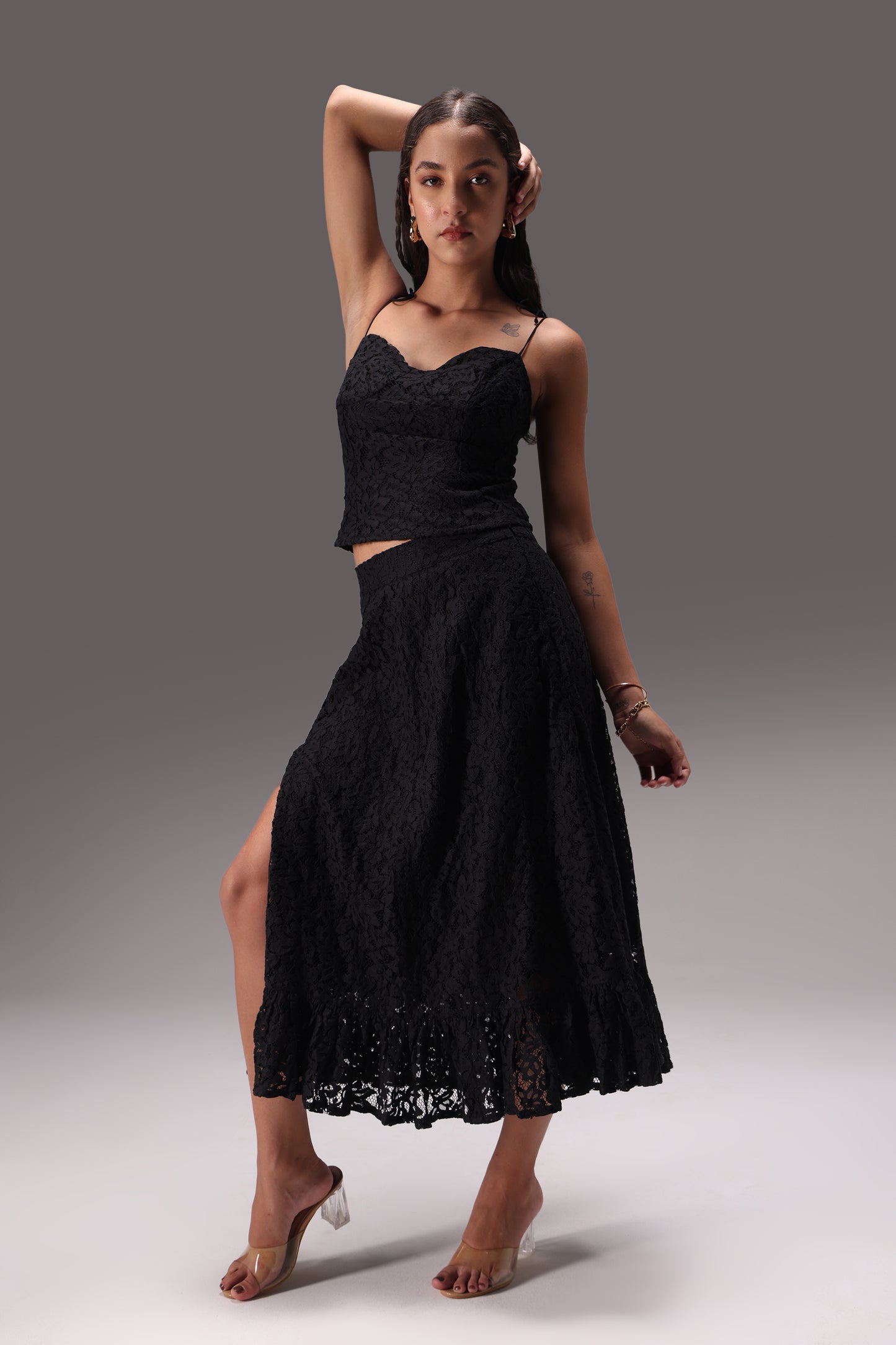 Midnight Lace Set