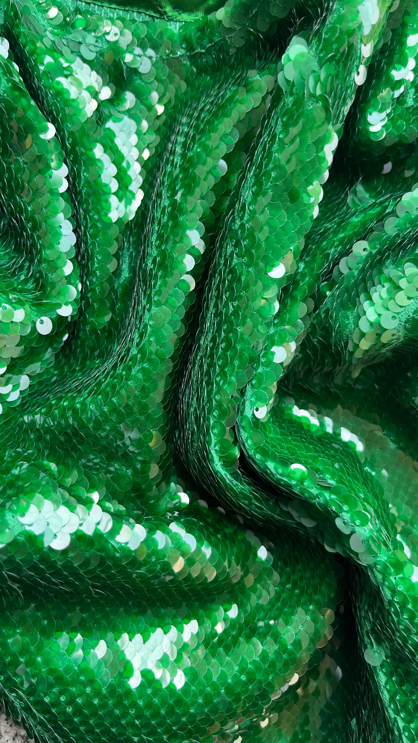 Emerald Water Sequin Tie up TOP