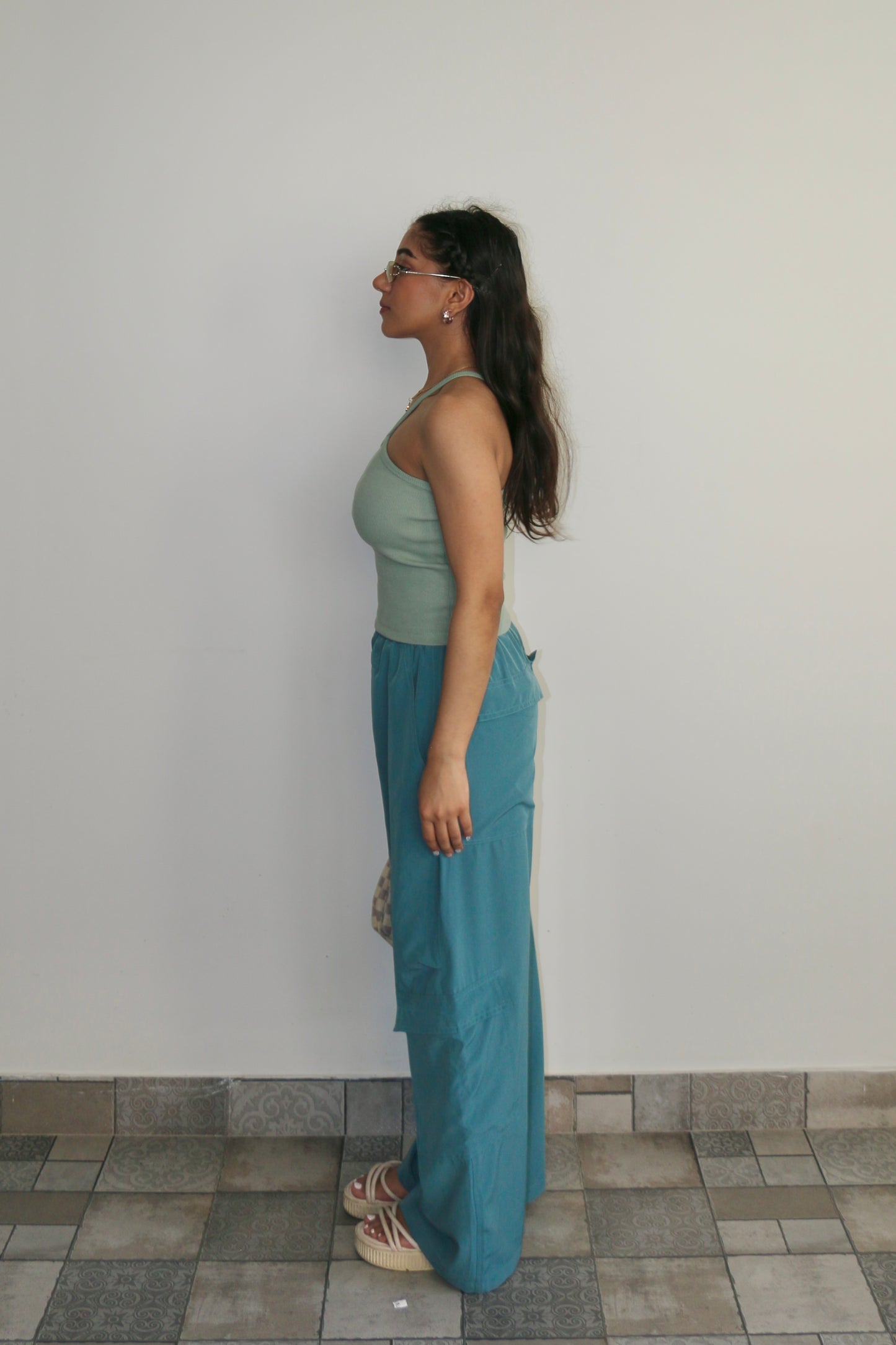 Ice Blue Contrast Parachute Set