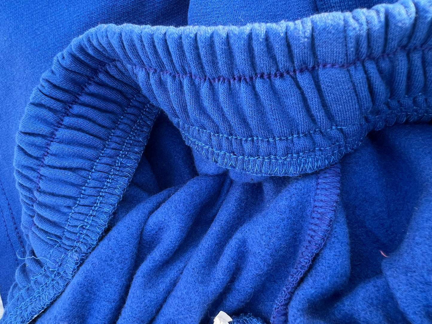 Cotton Fleece Electric Blue Unisex Co-ord