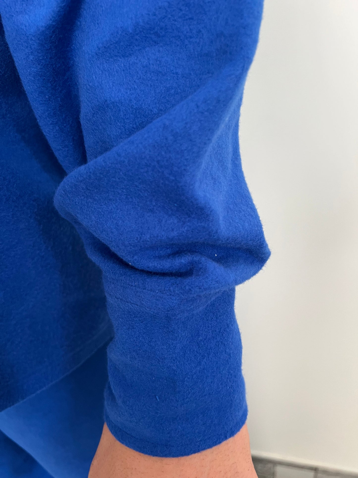 Cotton Fleece Electric Blue Unisex Co-ord