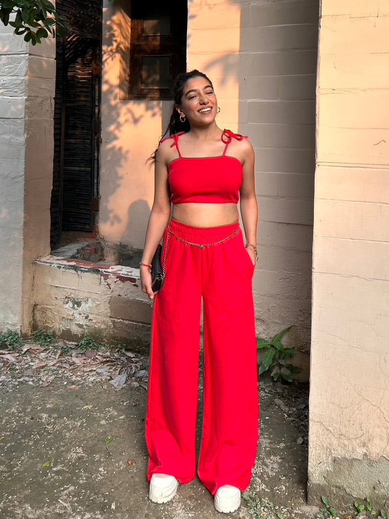 Cherry Red Multipurpose Top SET