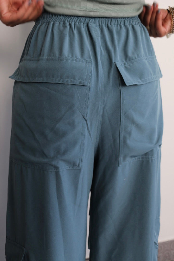 Ice Blue Contrast Parachute Set