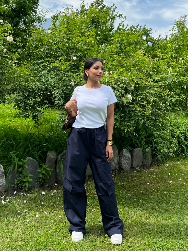 Navy Blue PARACHUTE PANT ONLY ( 3 available)