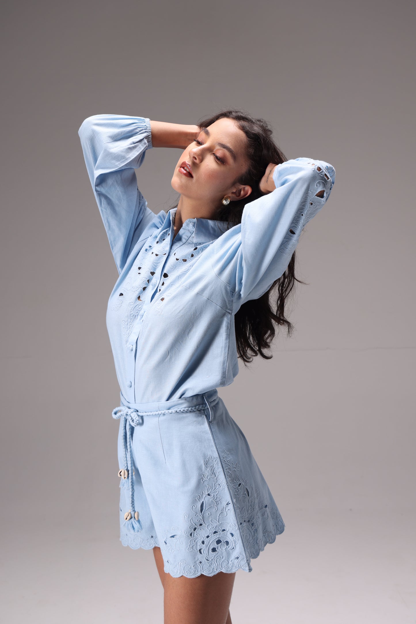The Linen Poise Shorts Set