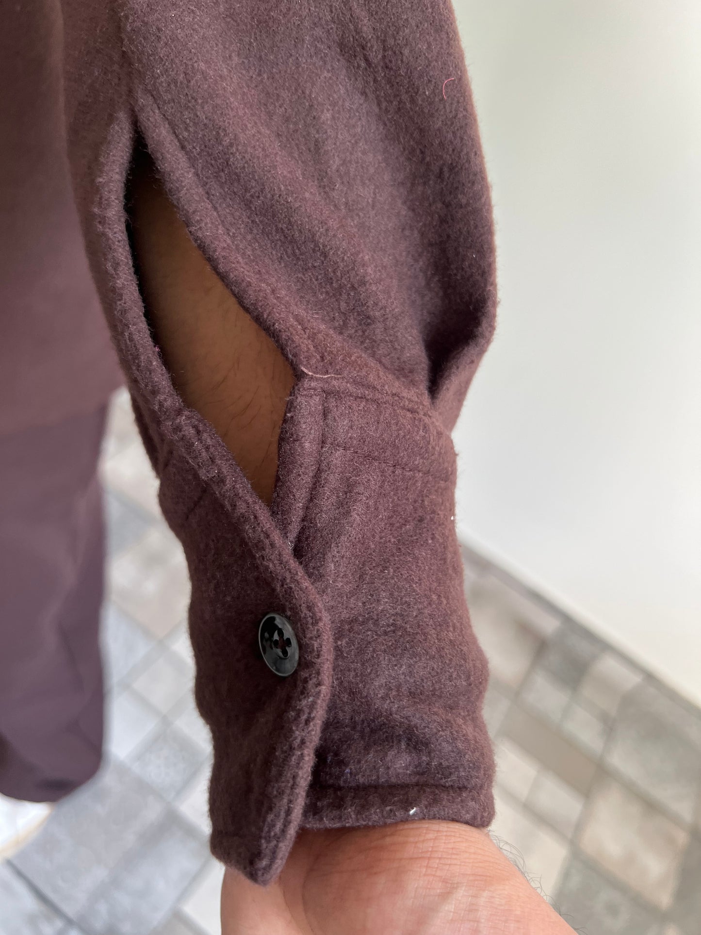 Cotton Fleece Brown Unisex Co-ord