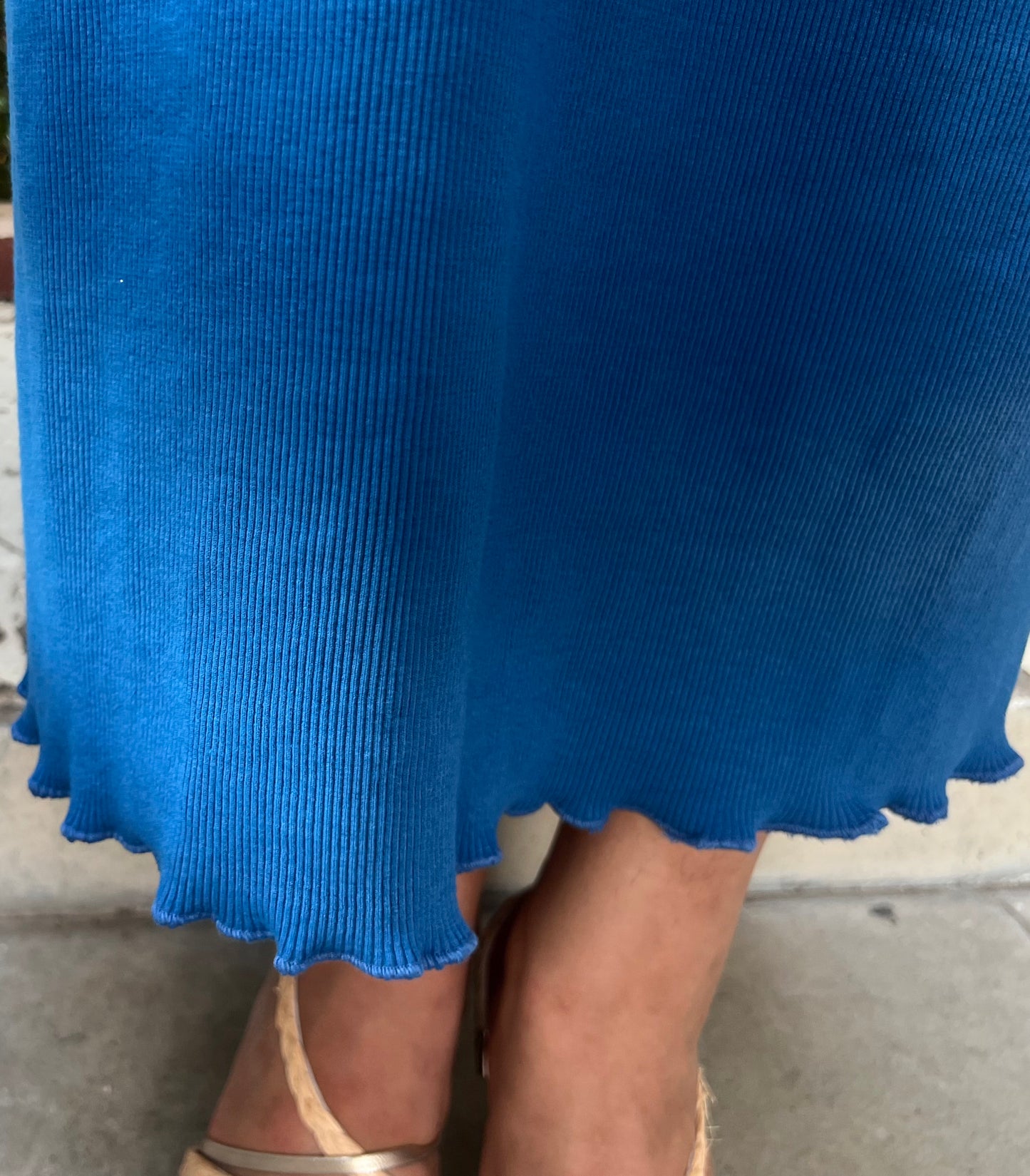 Tube Electric Blue Dress