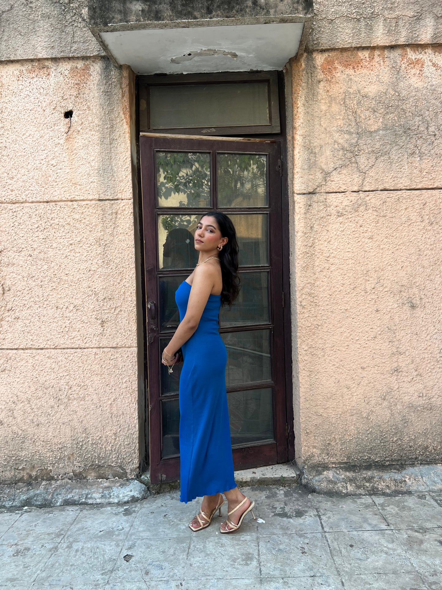 Tube Electric Blue Dress