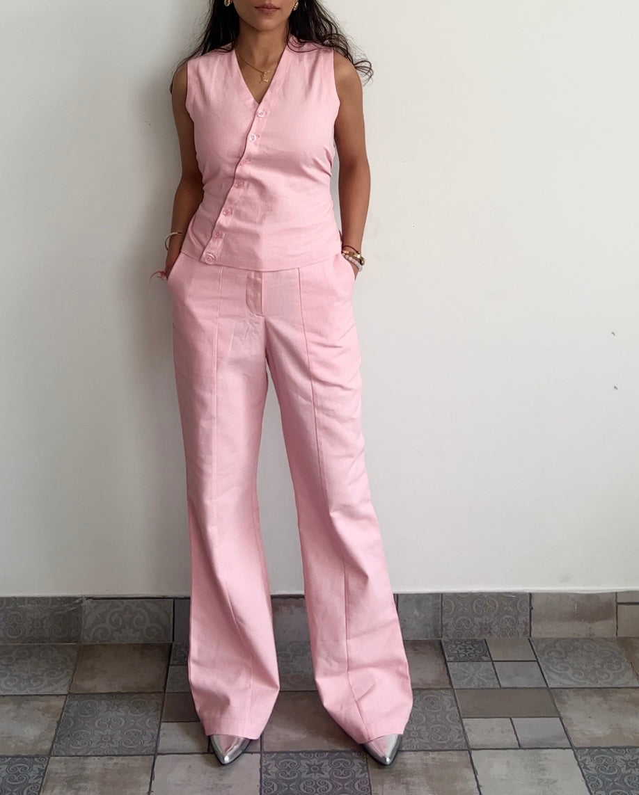 The Power Waistcoat Cotton Duck Set