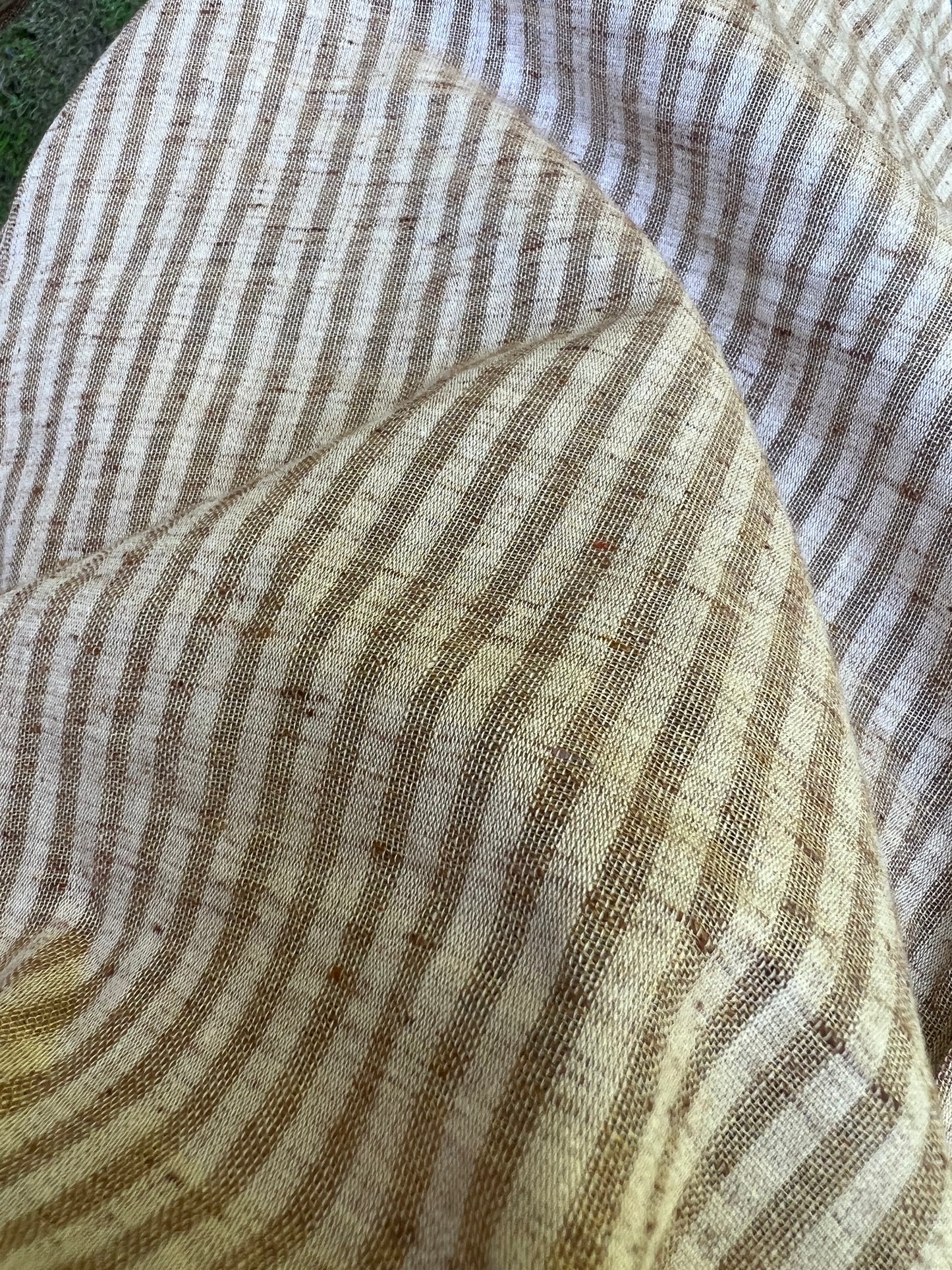 Unisex Stripes Linen Shirt
