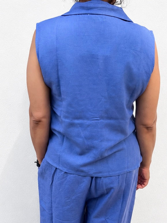 Cotton Cornflower Blue Set