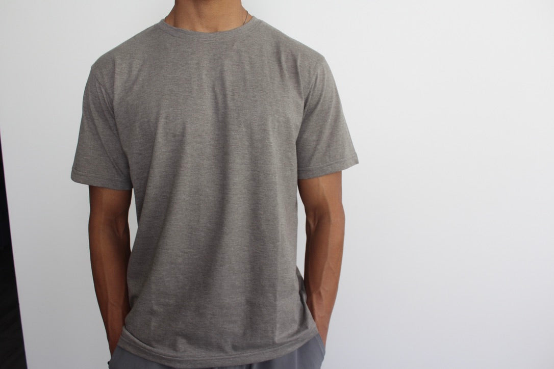 Men Grey Parachute Cargo Co-ord