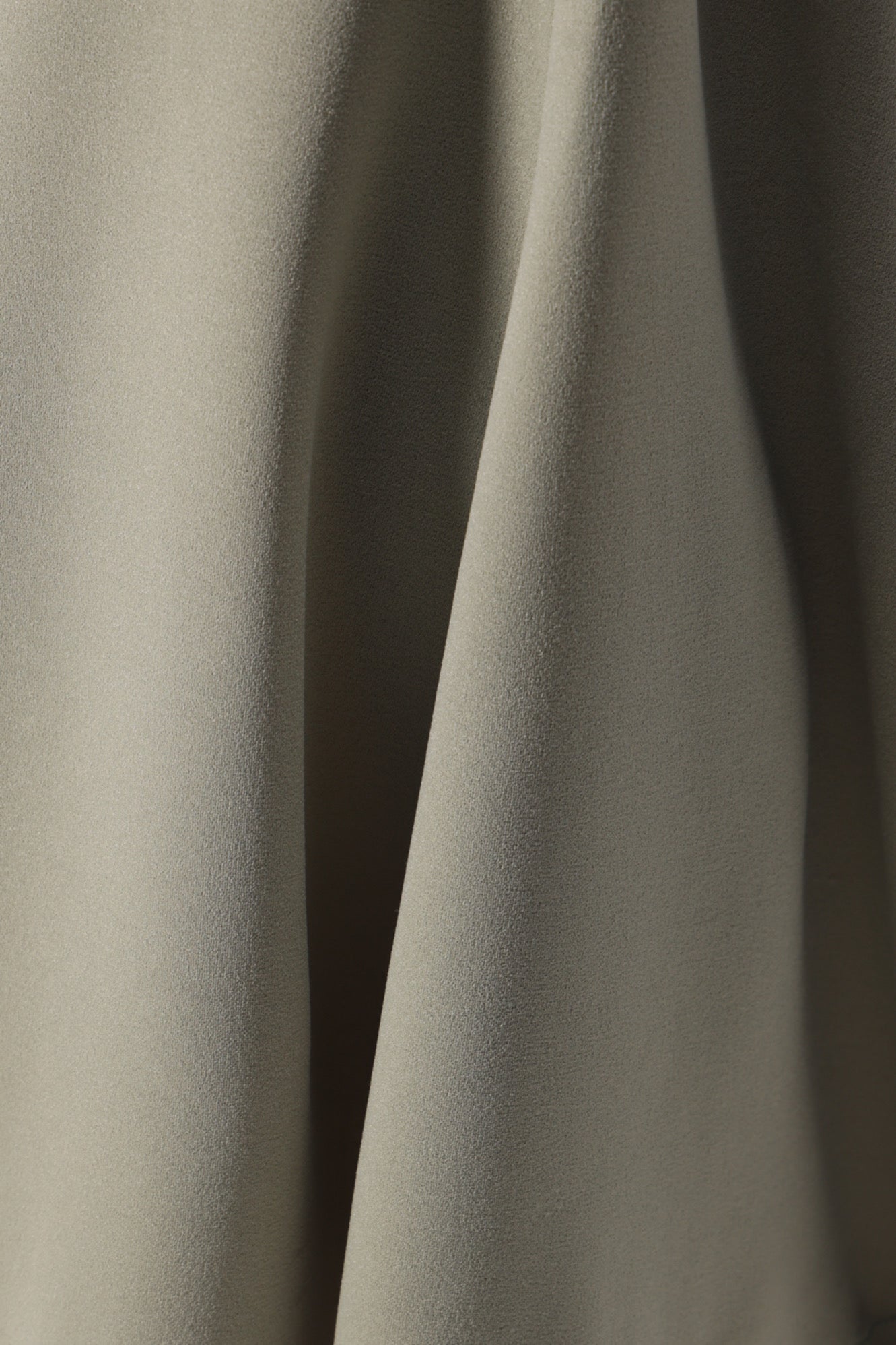 Sage Ruched Tube Crepe Skirt Set