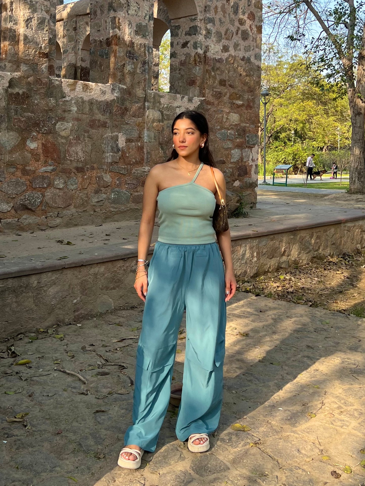 Ice Blue Contrast Parachute Set
