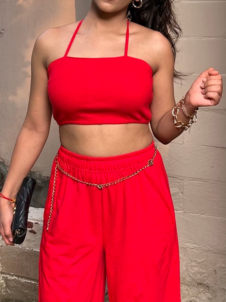 Cherry Red Multipurpose Top SET