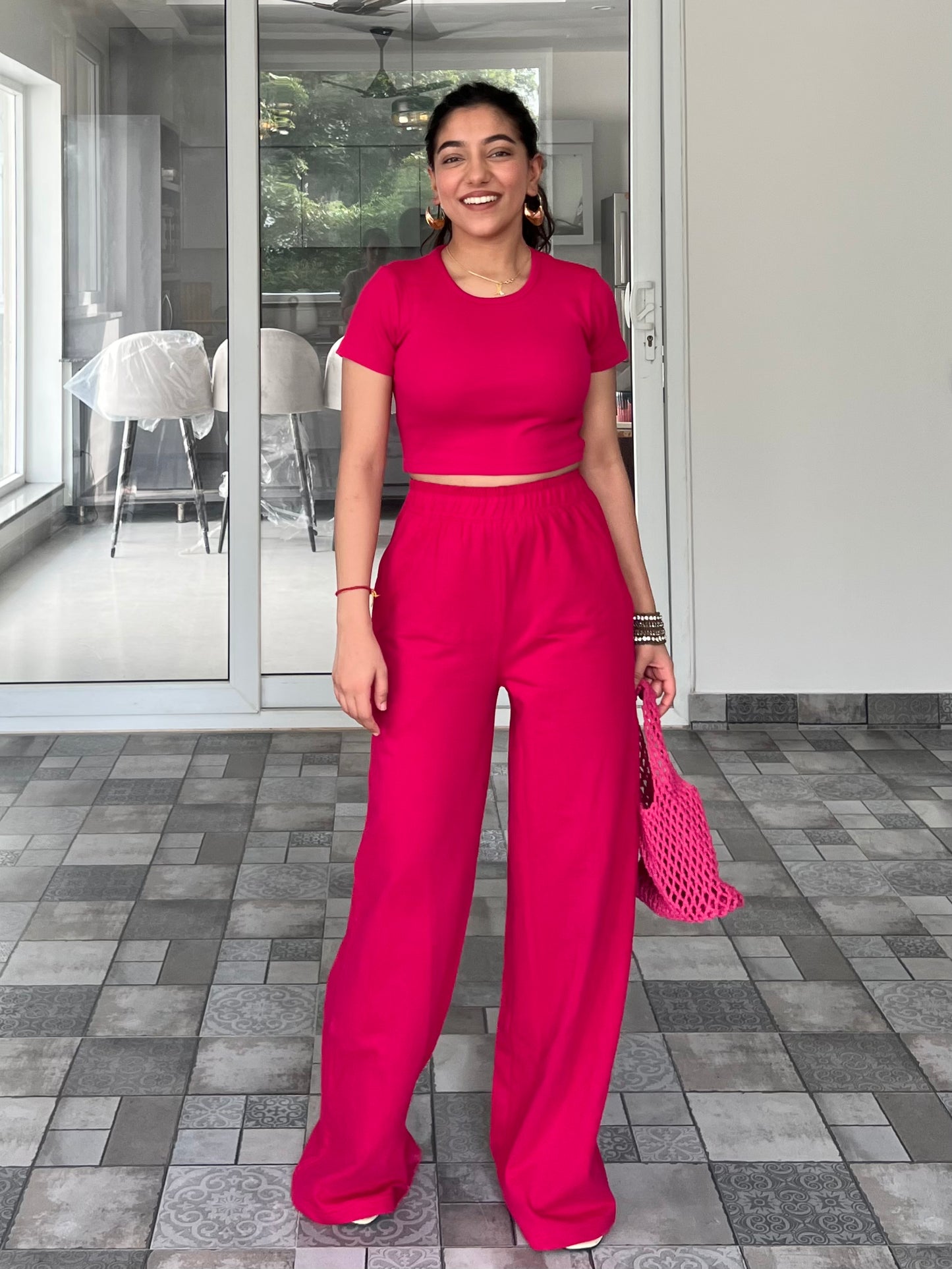 Magenta RIB TOP ONLY