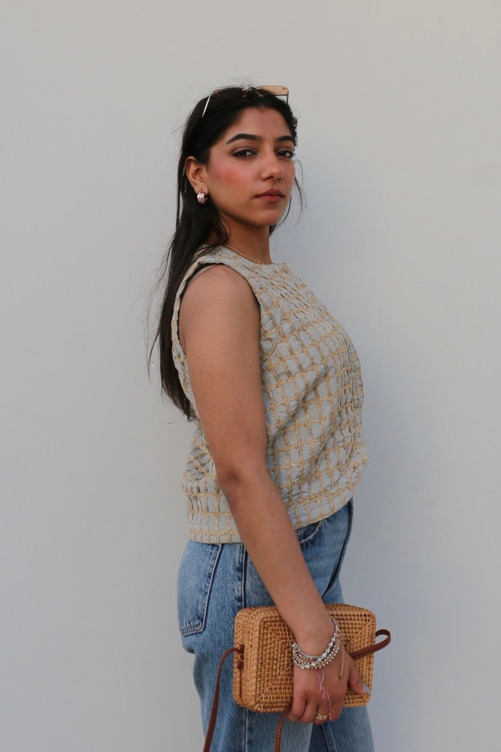 Cotton Embroidered Waistcoat