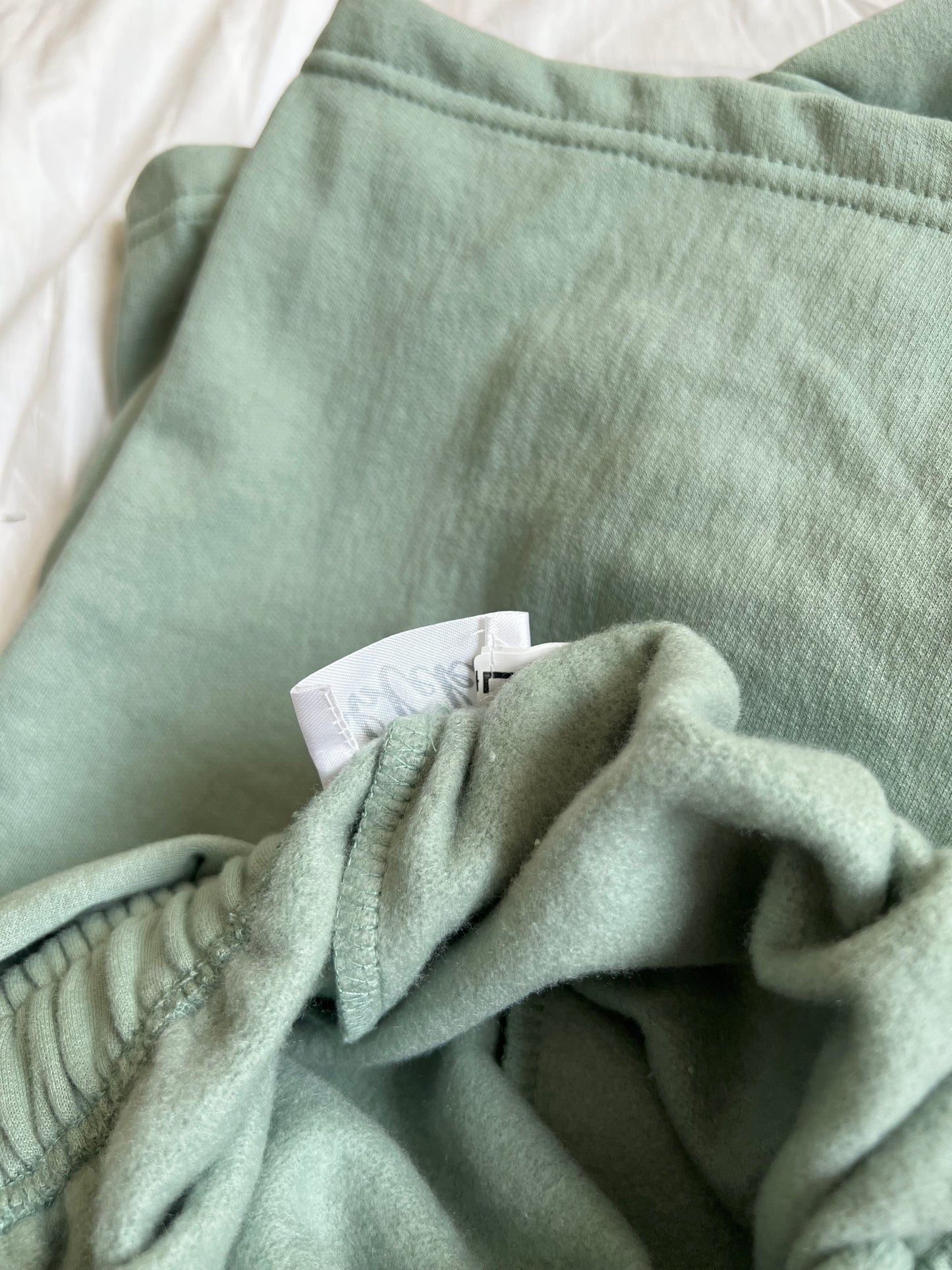 Cotton Fleece Stone Blue Sweatshirt Unisex Set