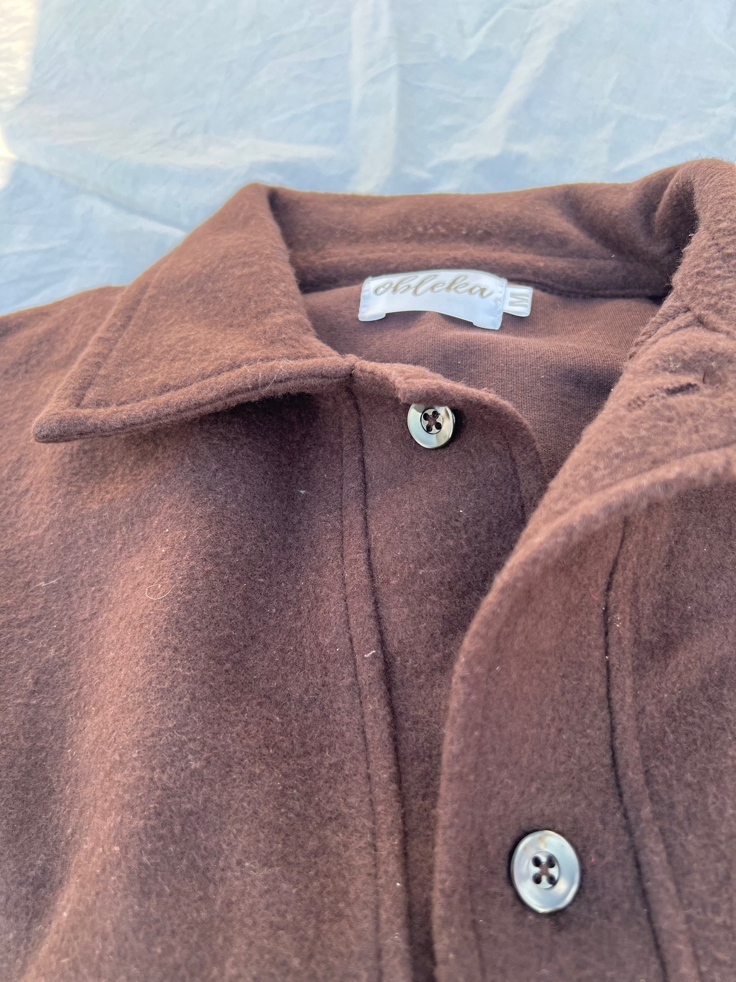 Cotton Fleece Brown Unisex Co-ord