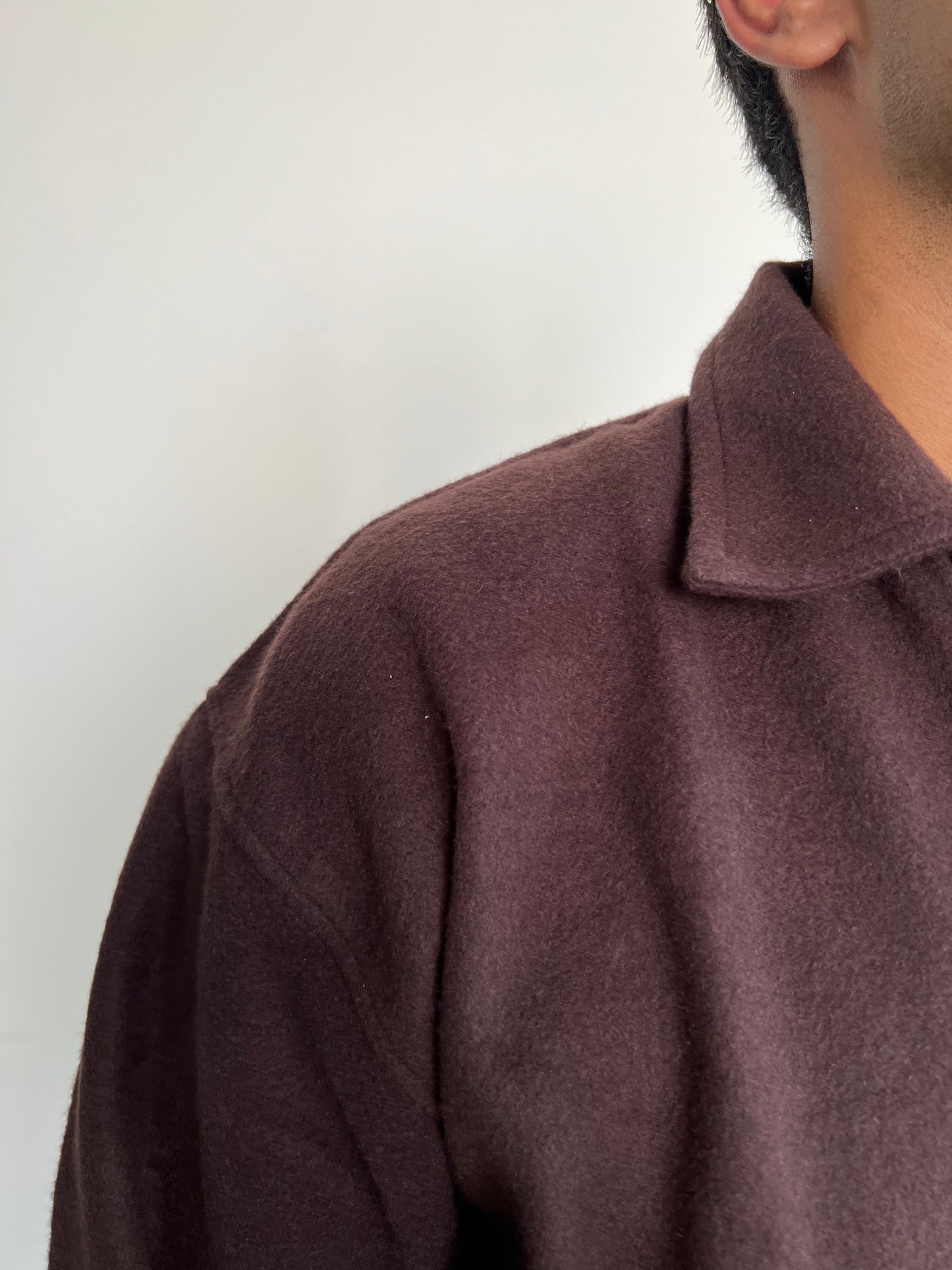 Cotton Fleece Brown Unisex Co-ord