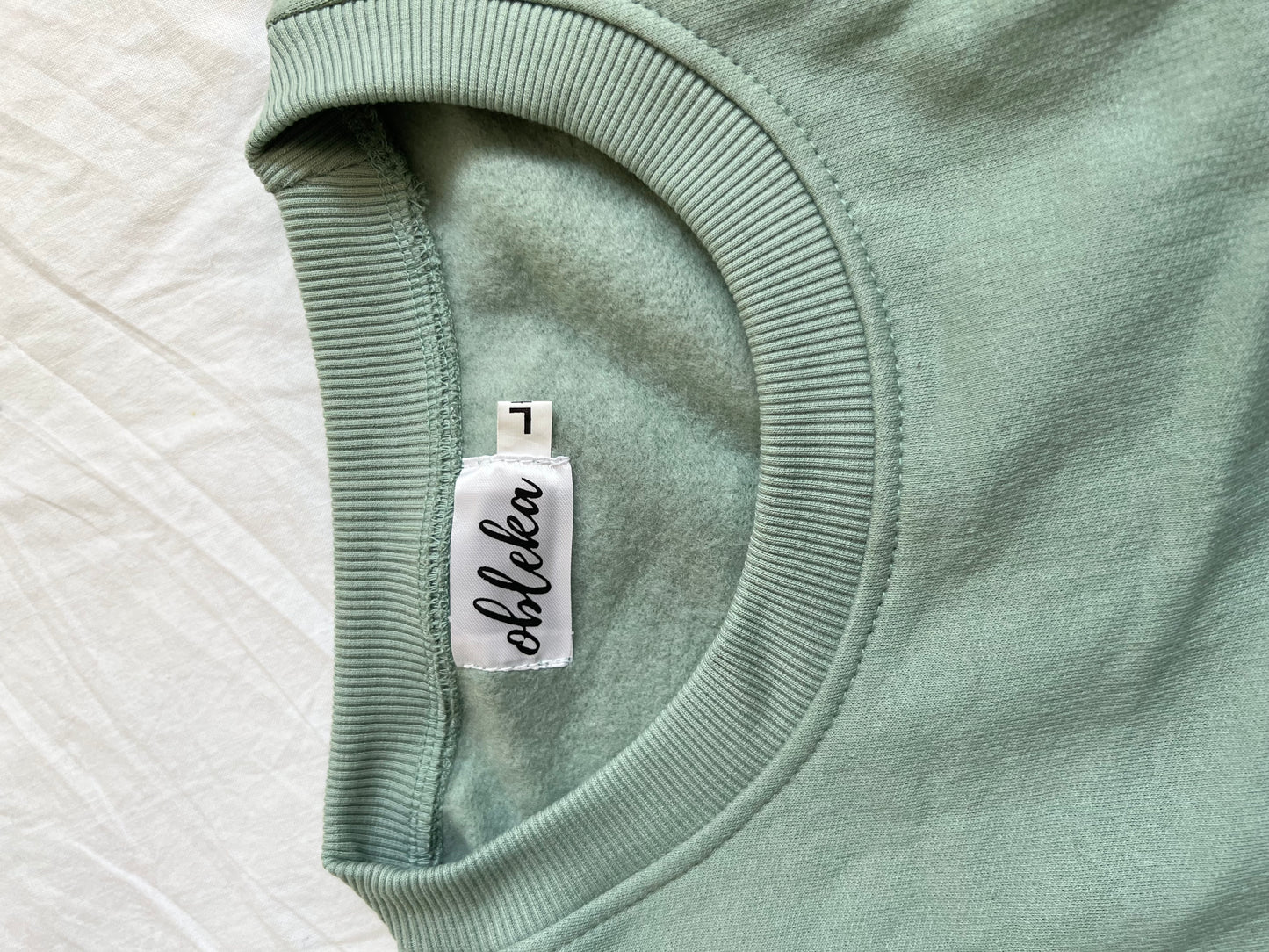 Cotton Fleece Stone Blue Sweatshirt Unisex Set