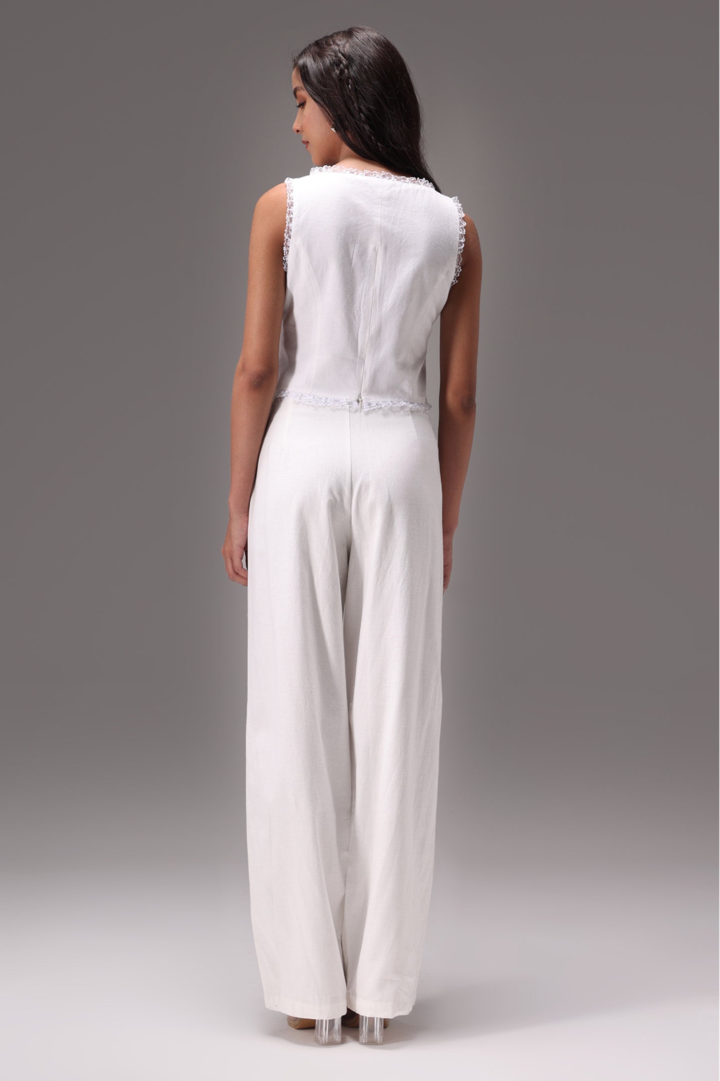 Swan Linen Bow Set