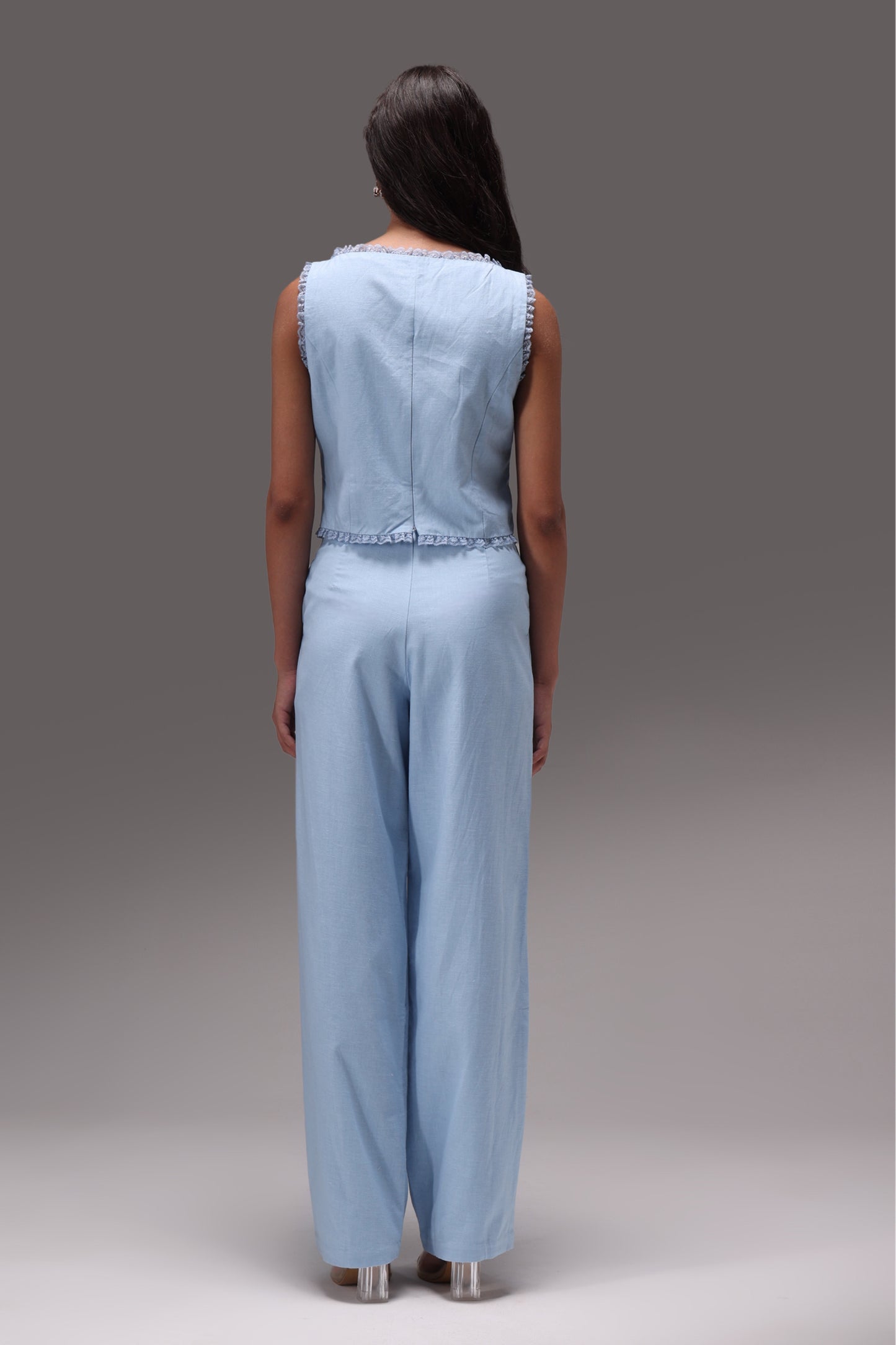 Cloud Linen Bow Set