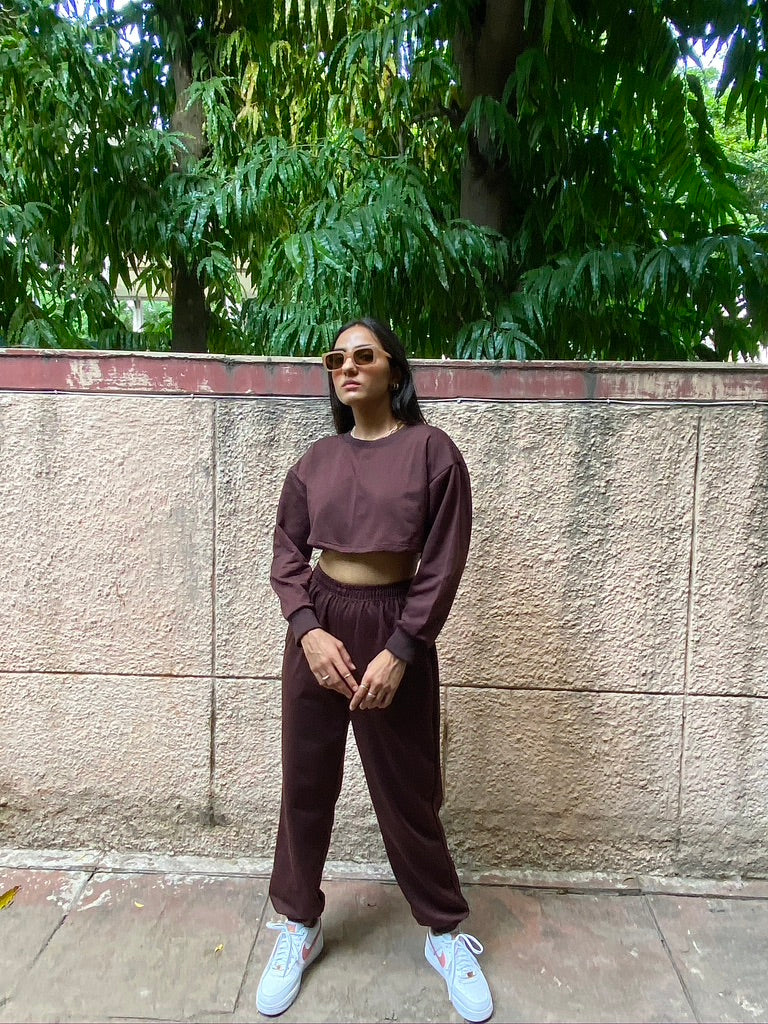 Brown Unisex Co-ord