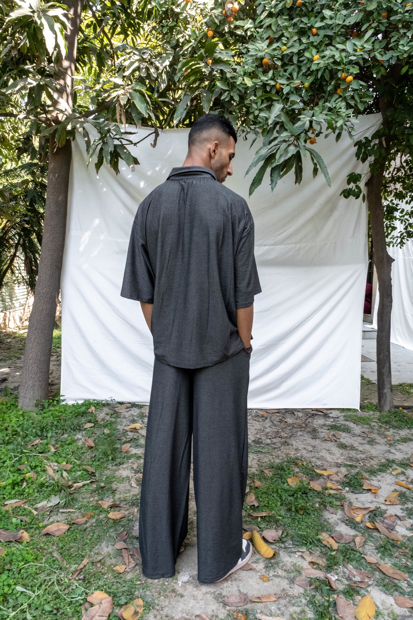 Cotton Knitted Denim Men Co-ord
