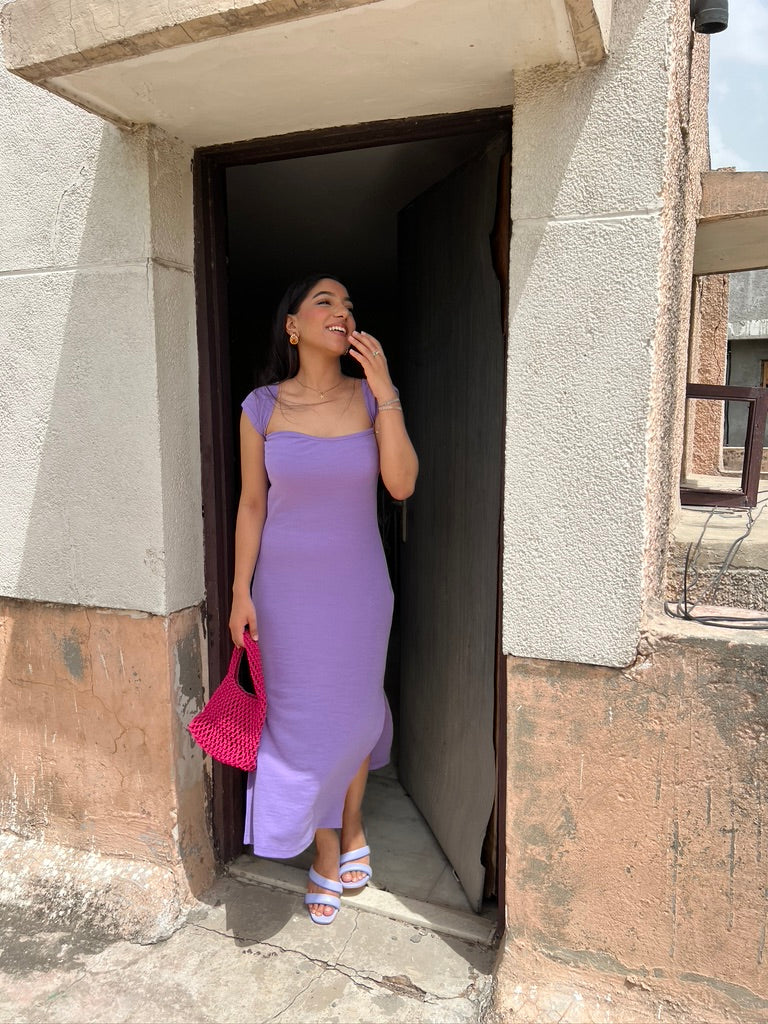 Very Peri RIB dress