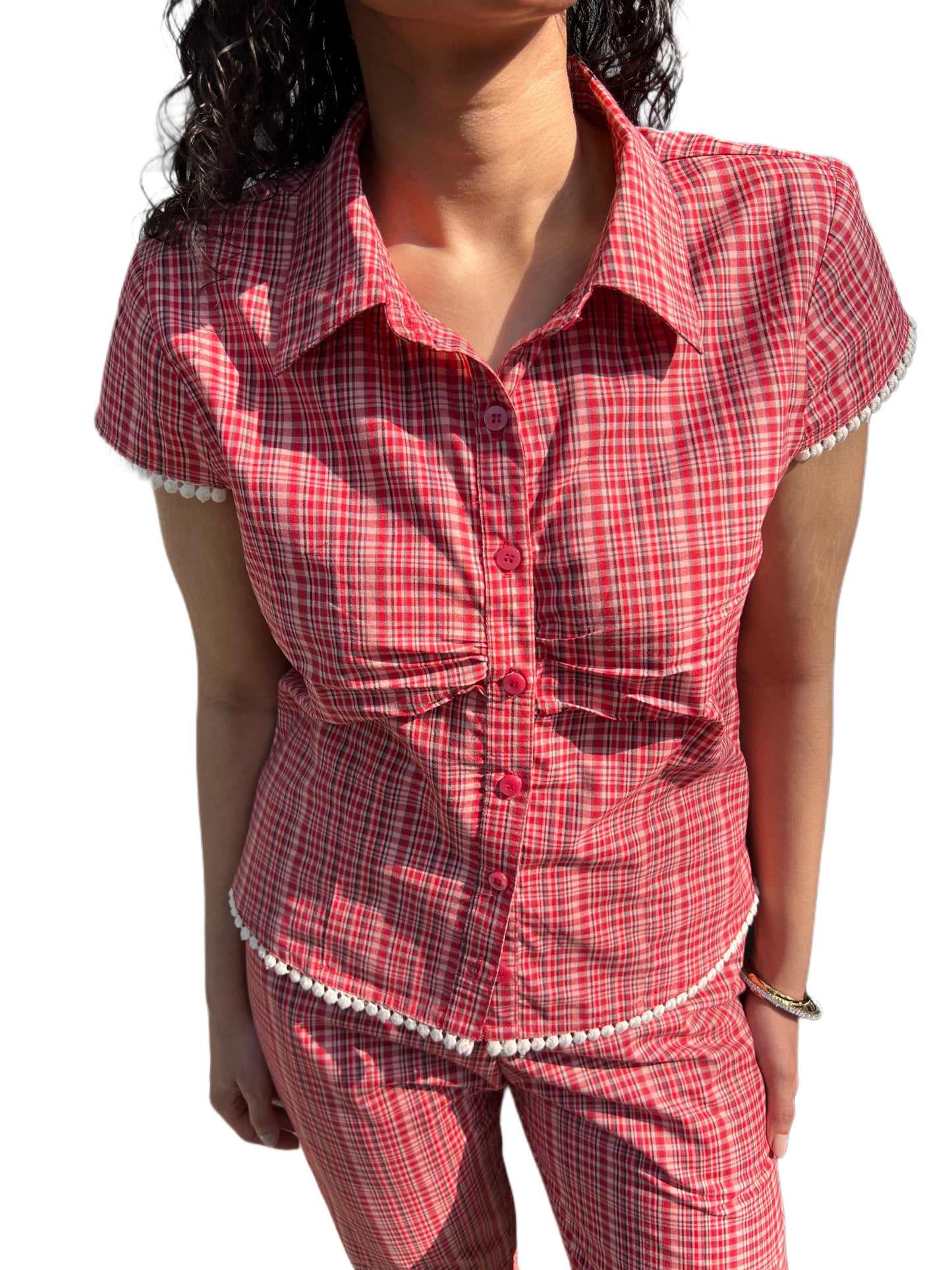 Cotton Poplin Shirt & Skort Set