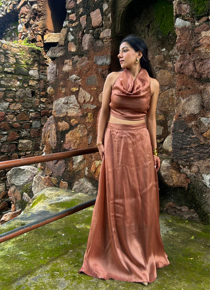 Copper Cosmos Skirt SET