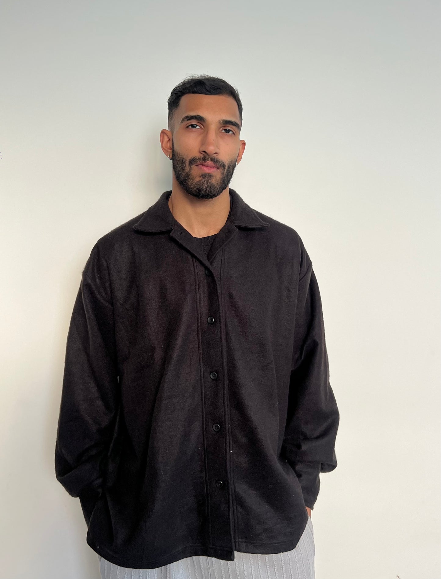 Unisex Cotton Fleece Shacket