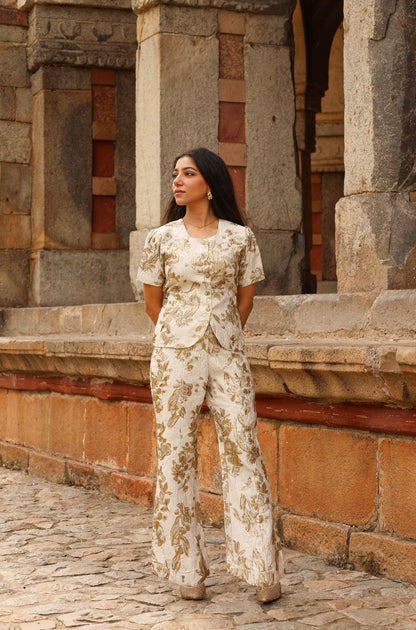 Textured Soft Foil Jacquard SET