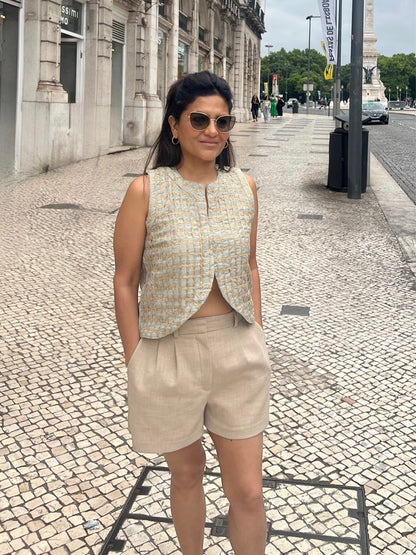 Cotton Embroidered Waistcoat
