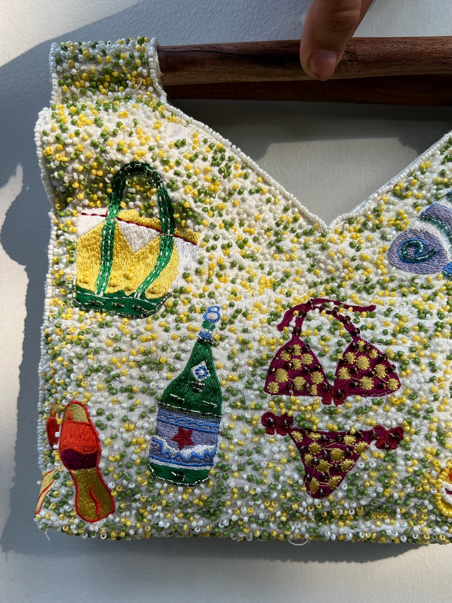 Holiday Beaded Bag