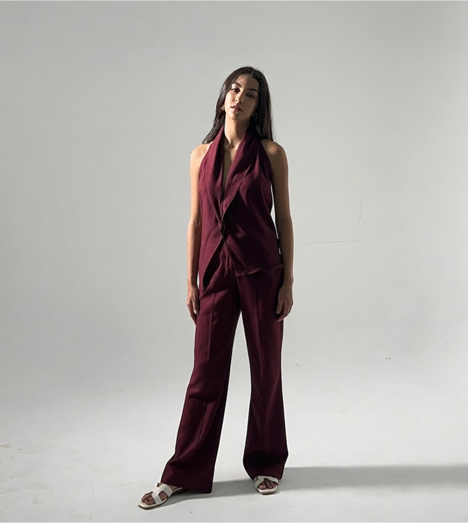 Wine Pure Cotton Set