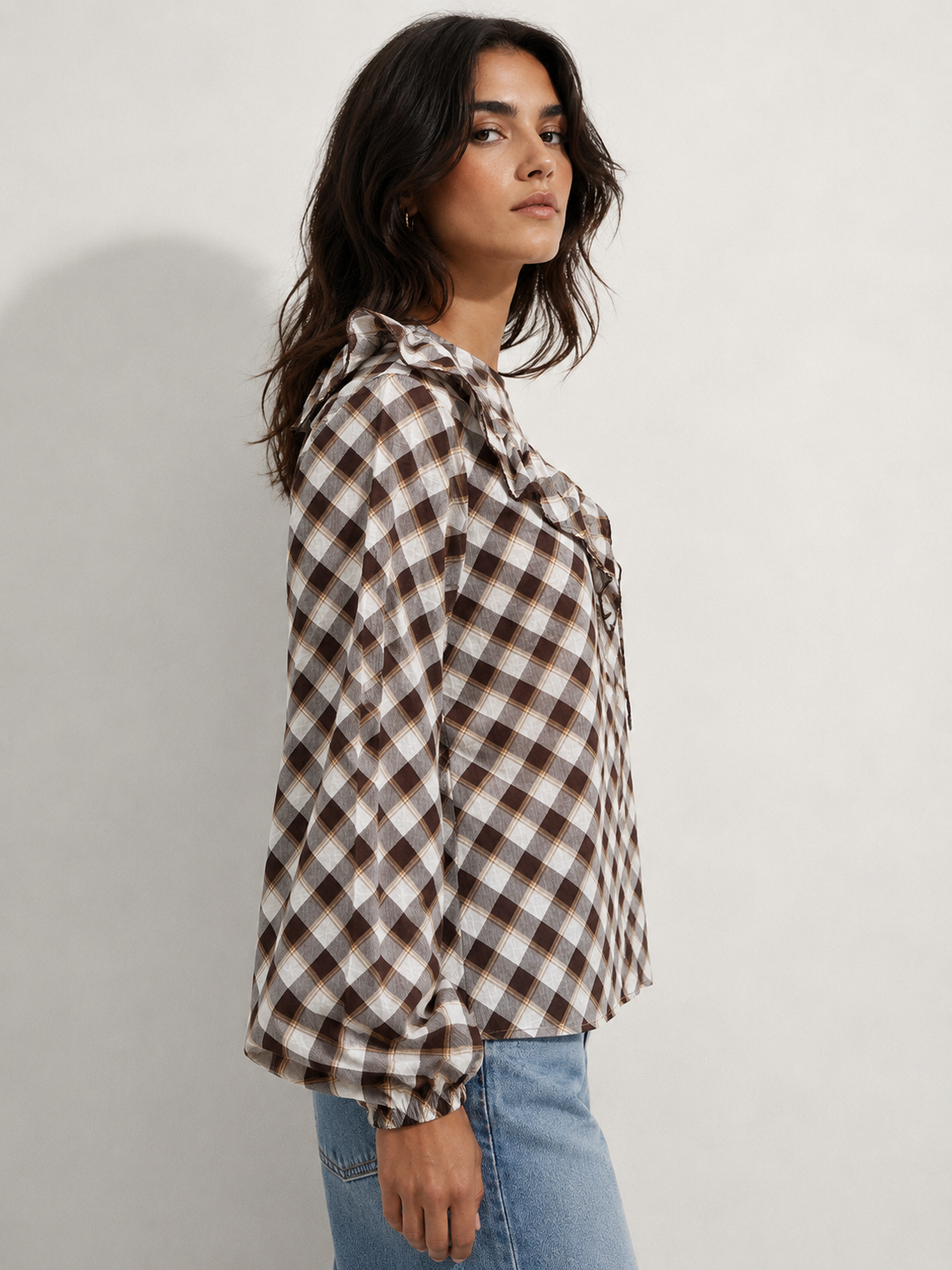 Plaid Cotton Top
