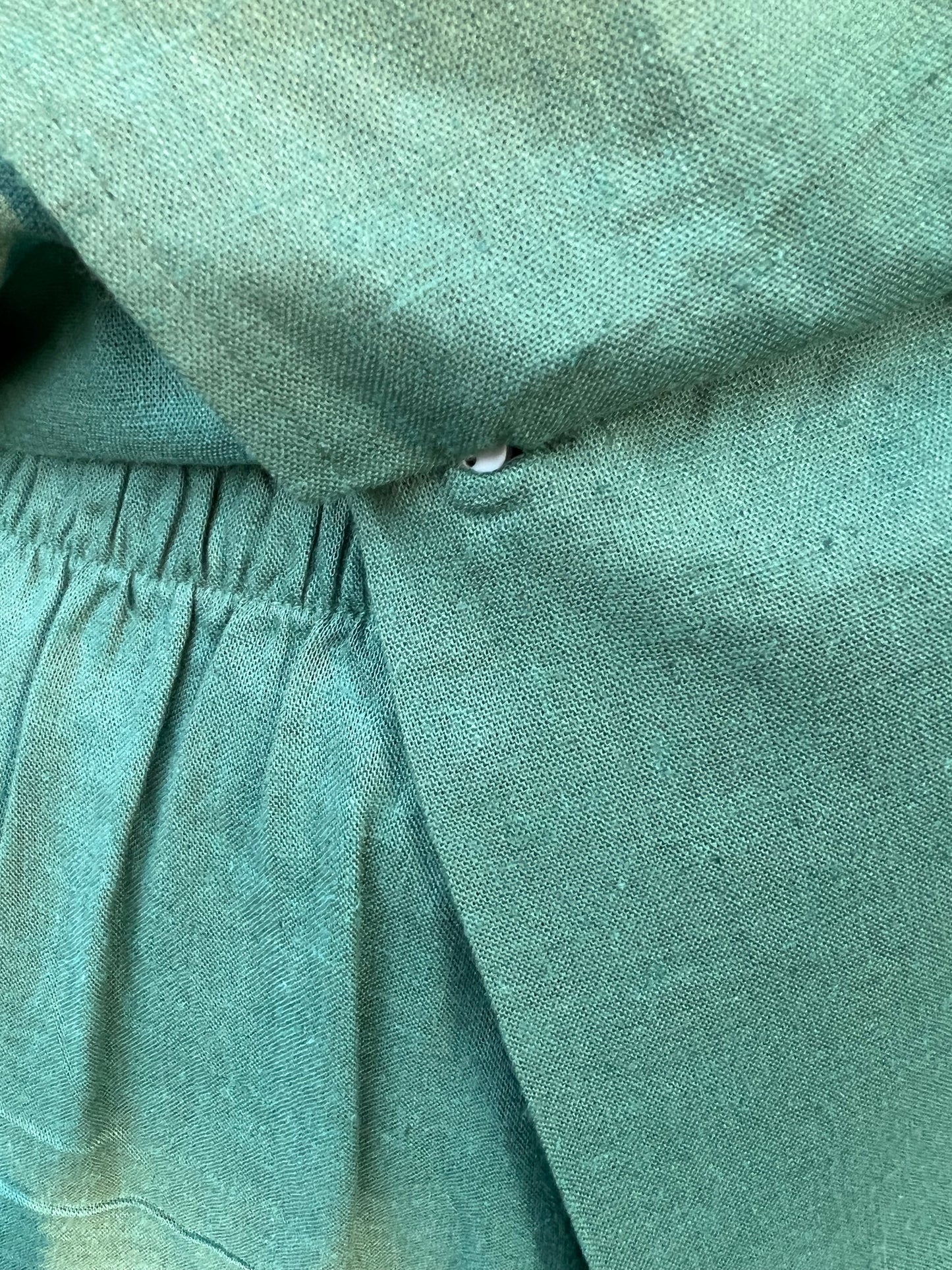 Sage Green Pure Cotton Blazer & Pants Set