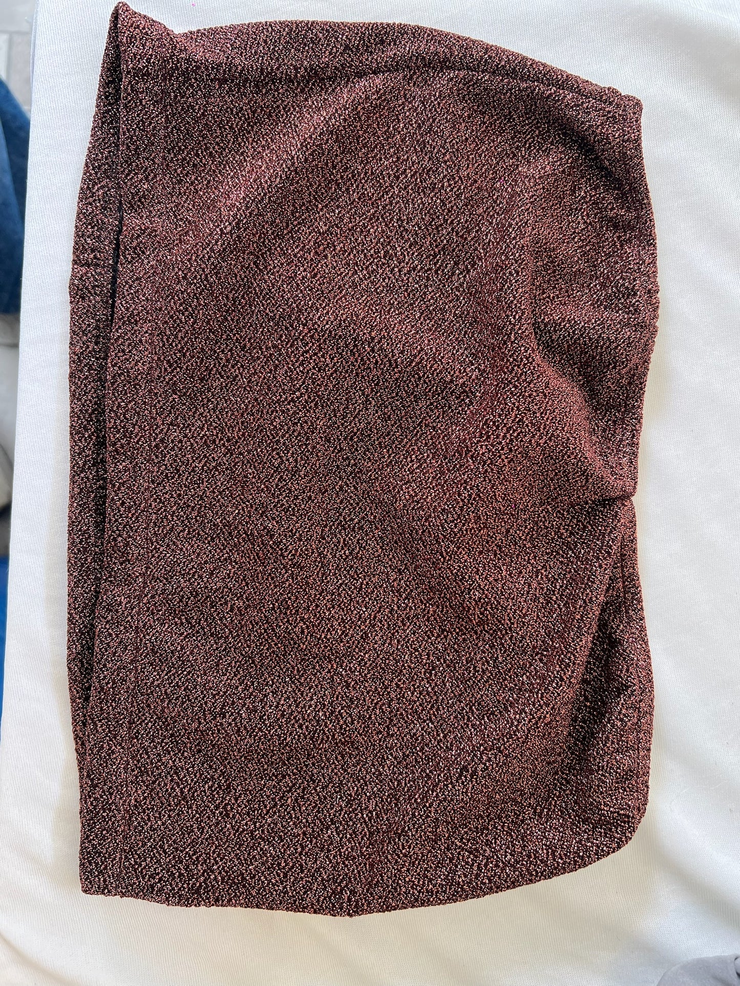 Brown Cotton Shimmer TOP ONLY ( 3 available)