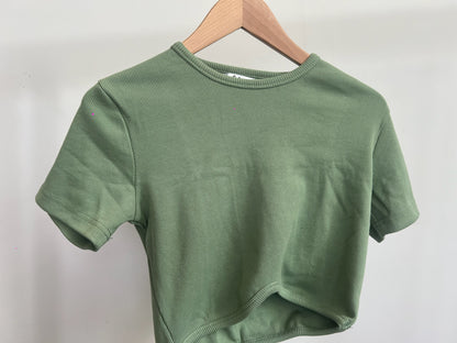 Mint Green  French Terry Half Sleeves SET