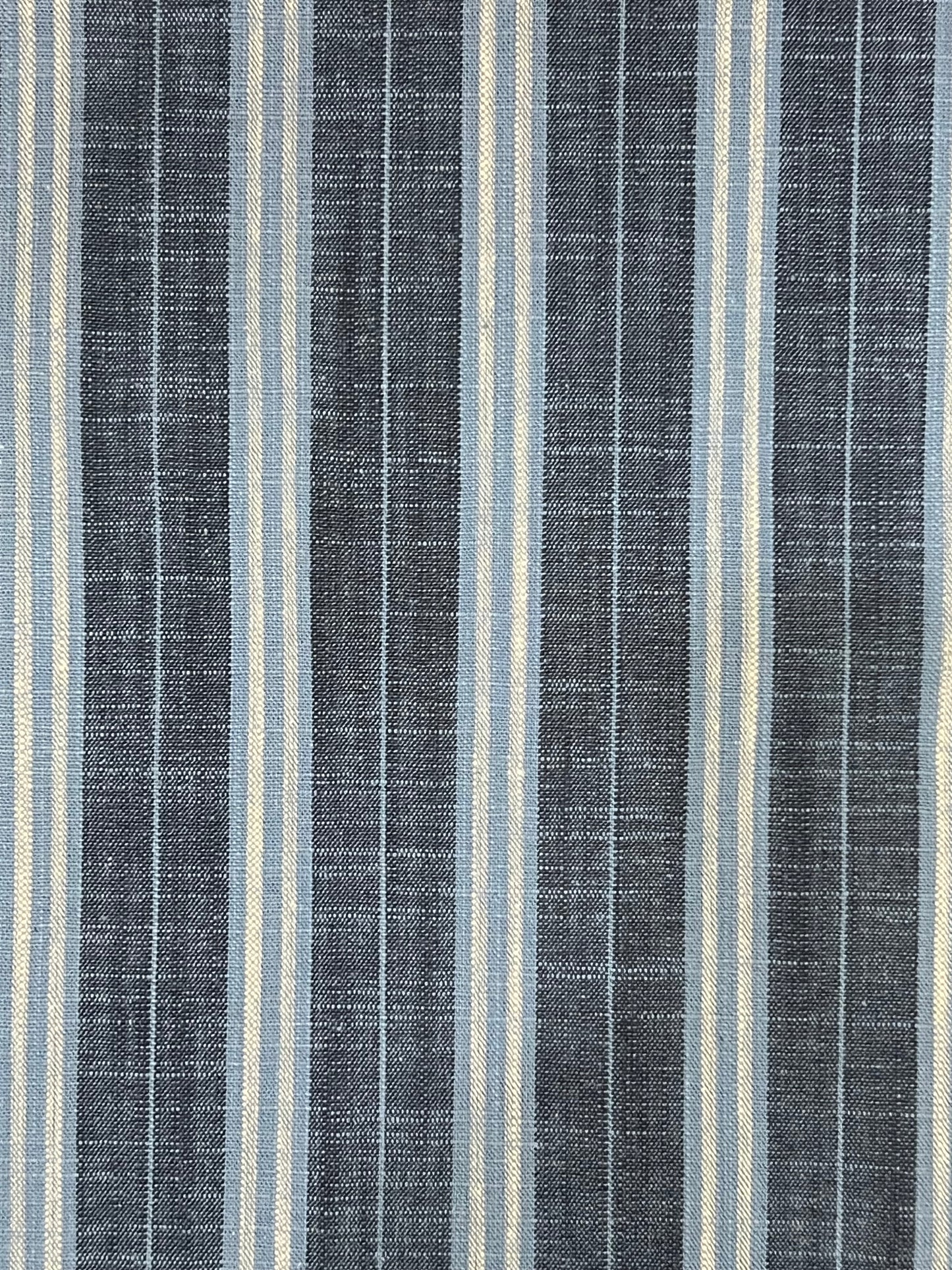 Blue Pure Cotton Stripes Tie up & Pants Set