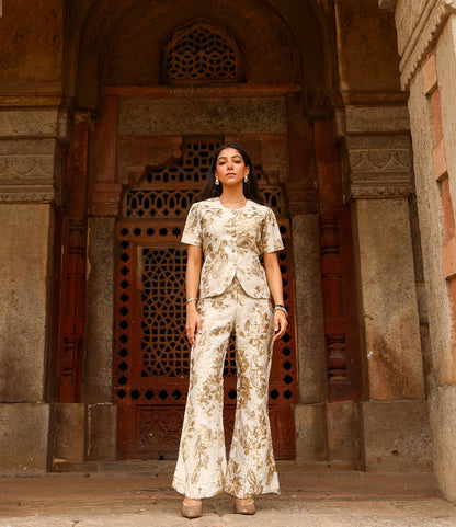 Textured Soft Foil Jacquard SET