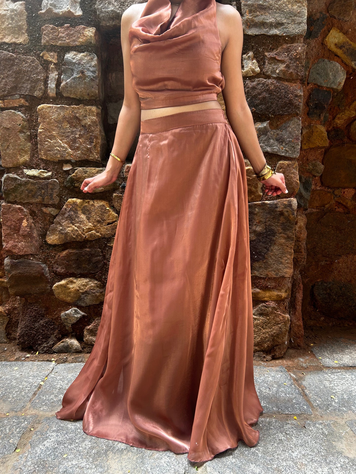 Copper Cosmos Skirt SET