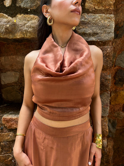 Copper Cosmos Skirt SET