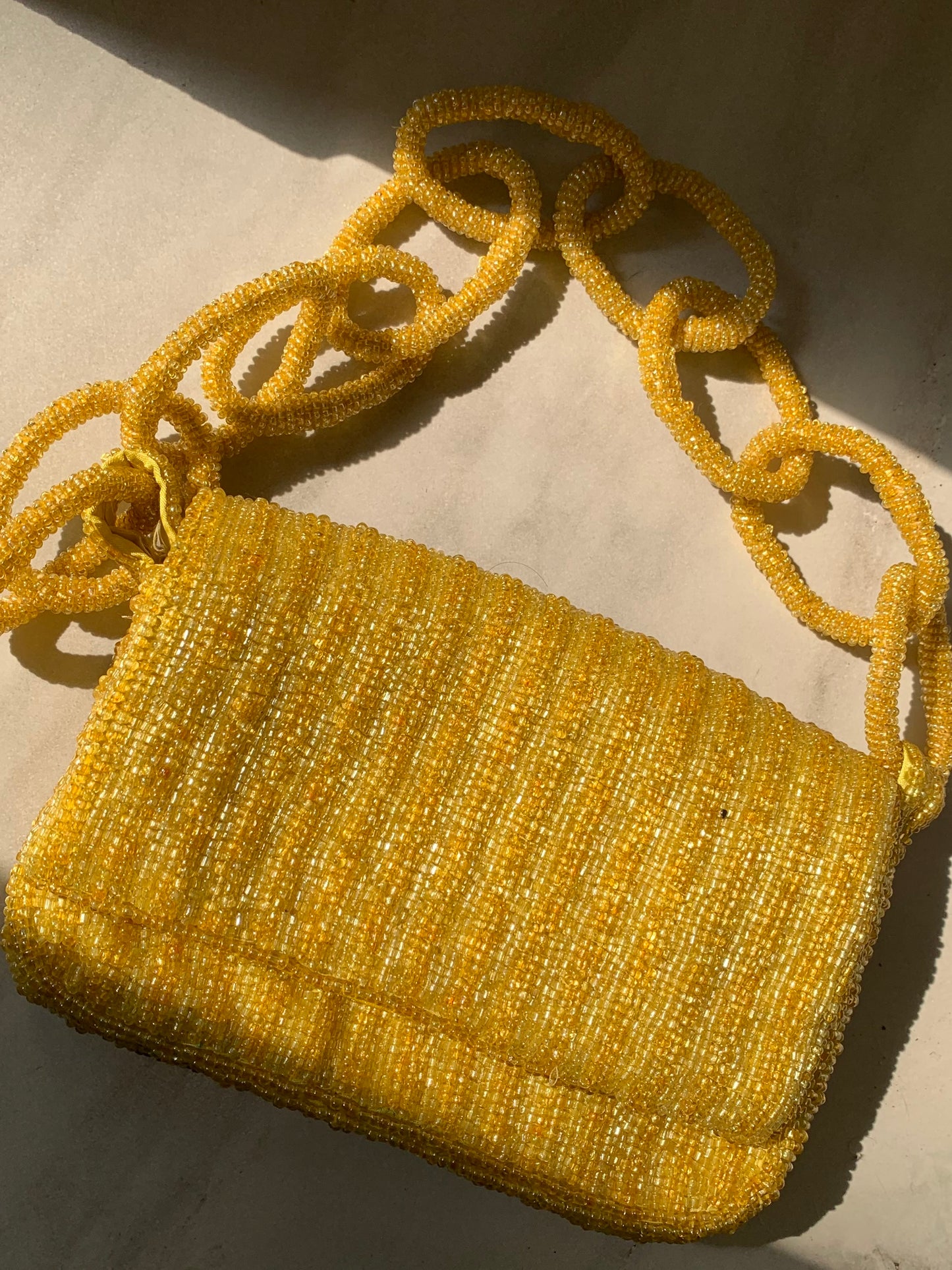 Sunny Beaded Bag