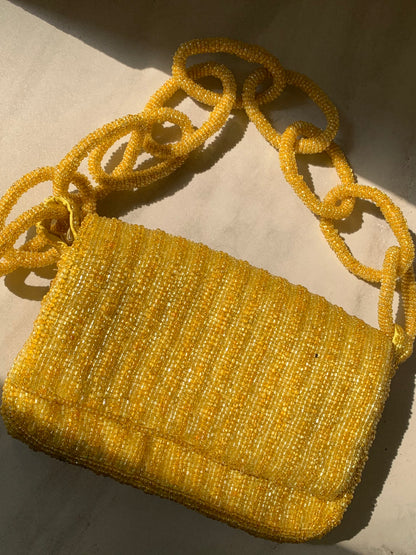 Sunny Beaded Bag